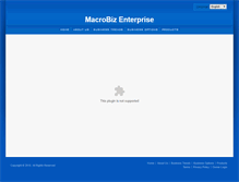 Tablet Screenshot of macrobiz.com